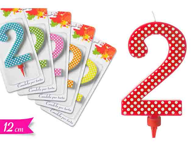Candelina 12cm n.2 565002