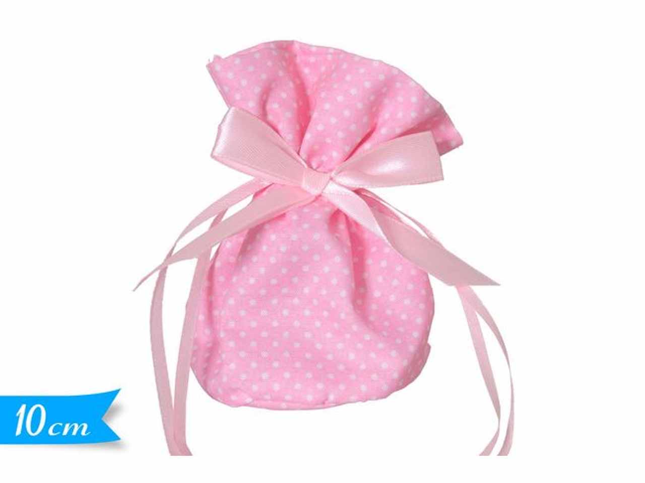 Sacchetto c/fiocco rosa 572316