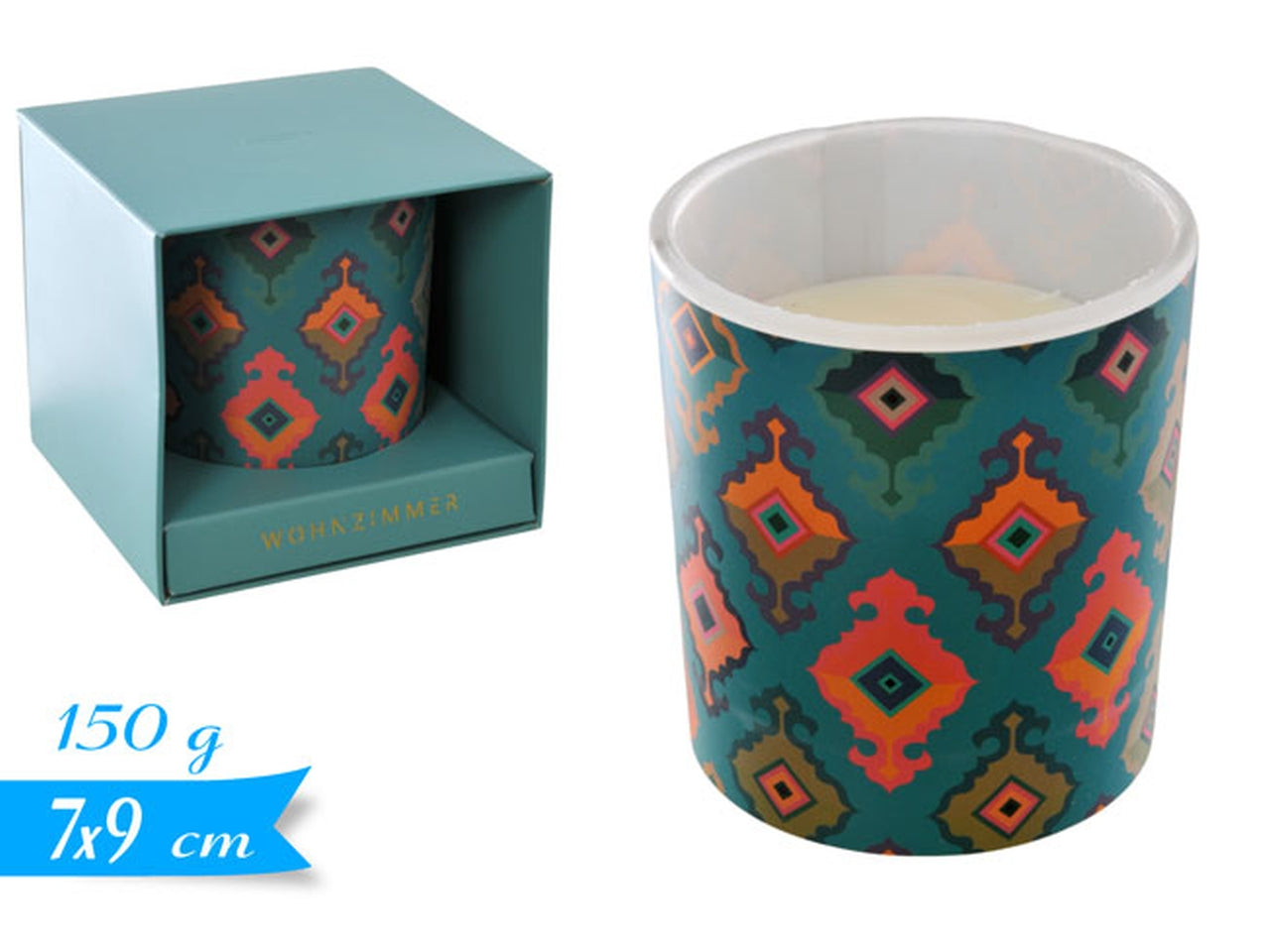 Candela in vaso aquiloni