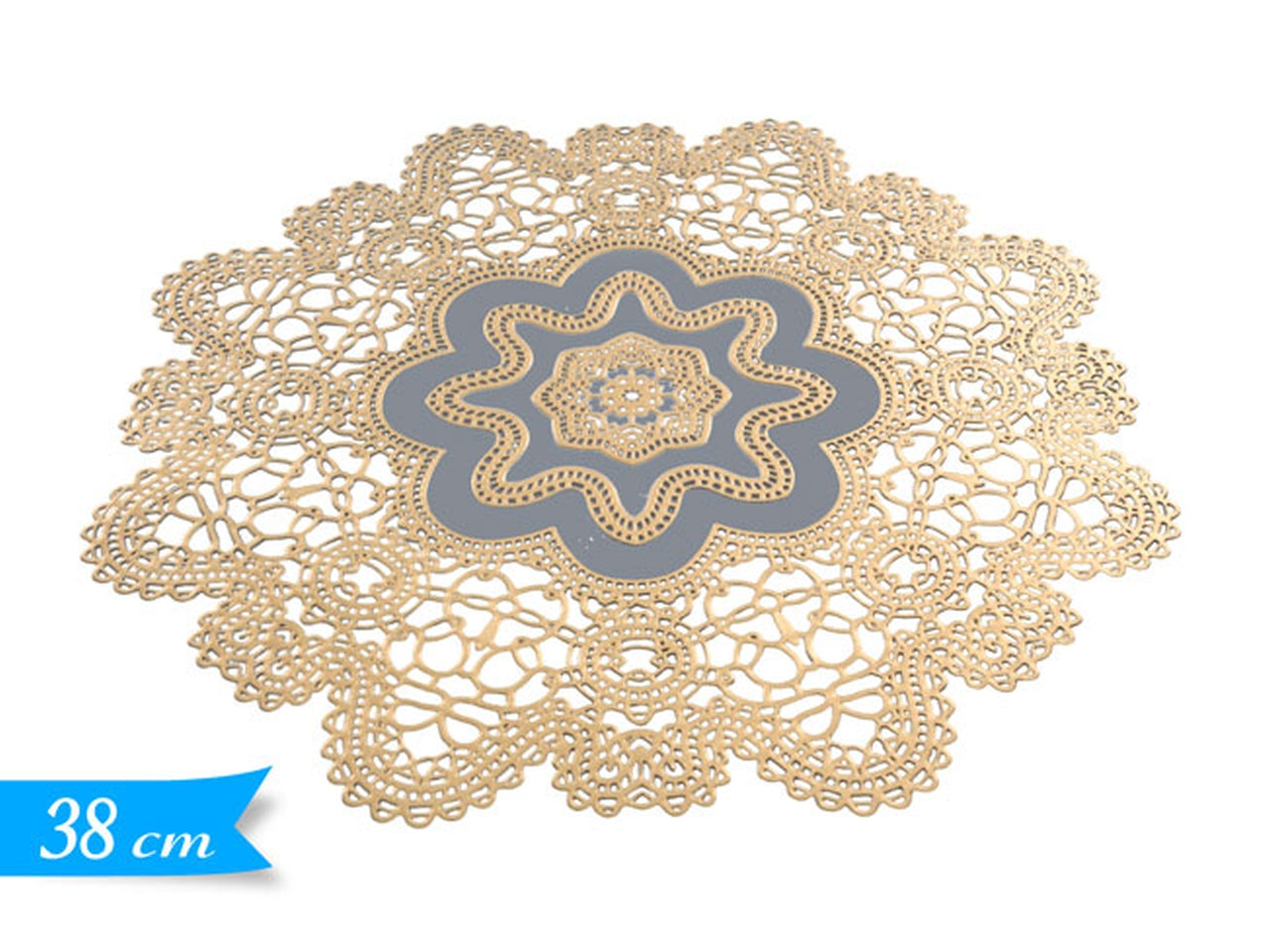 Tovaglietta centrino oro