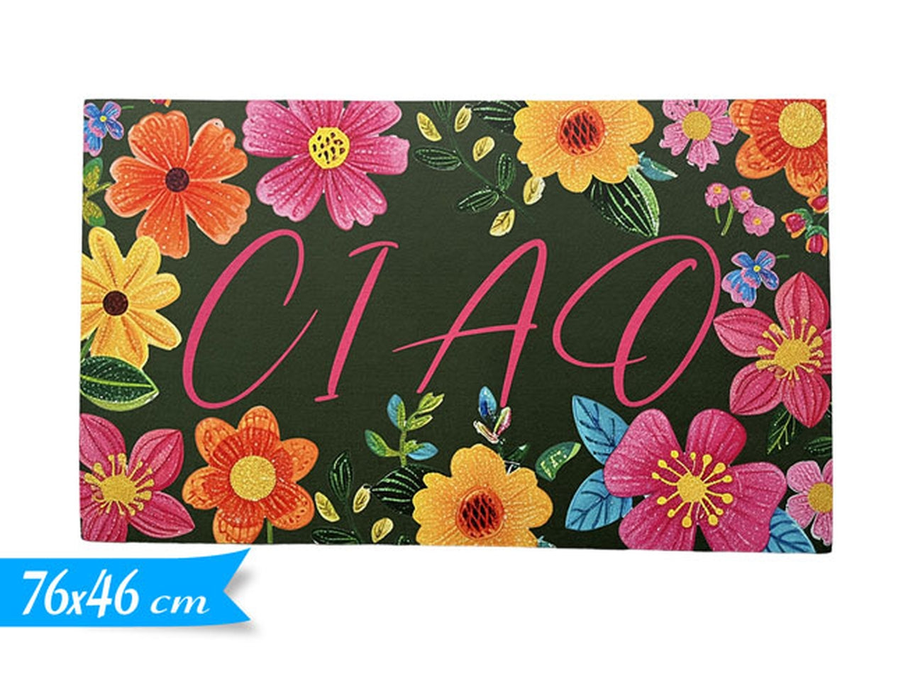 Tappeto con scritta ciao 76x46cm