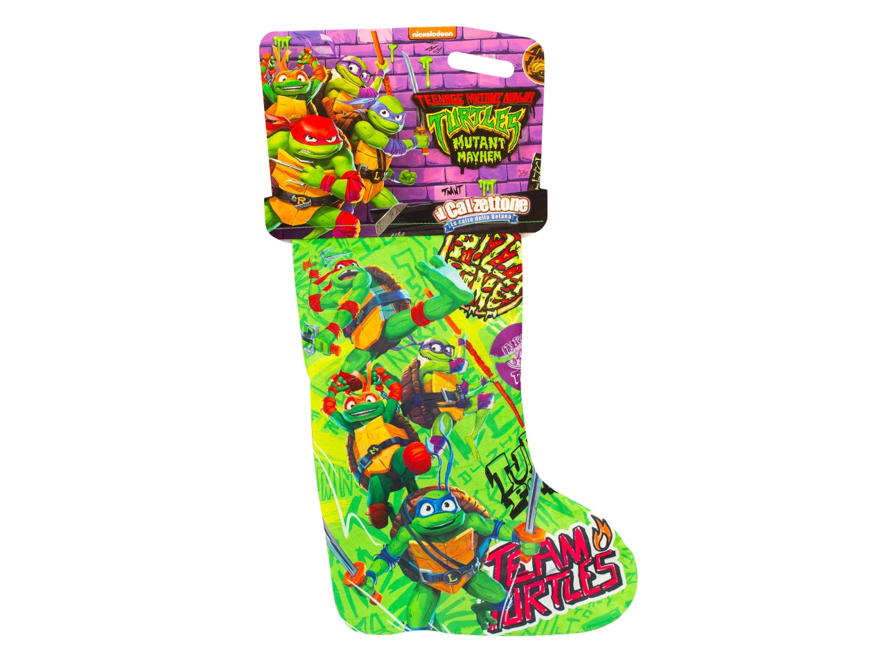 Calzettone Tartarughe Ninja 2024 con sorprese esclusive - Giochi preziosi