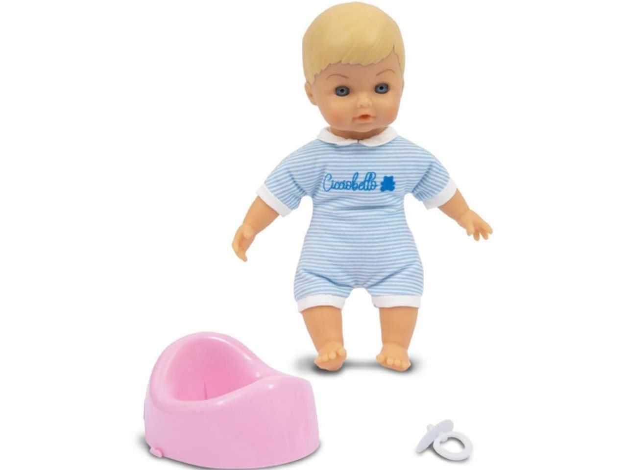 Giochi preziosi cicciobello potty time 24cm bambolotto soffice e morbido da bambina