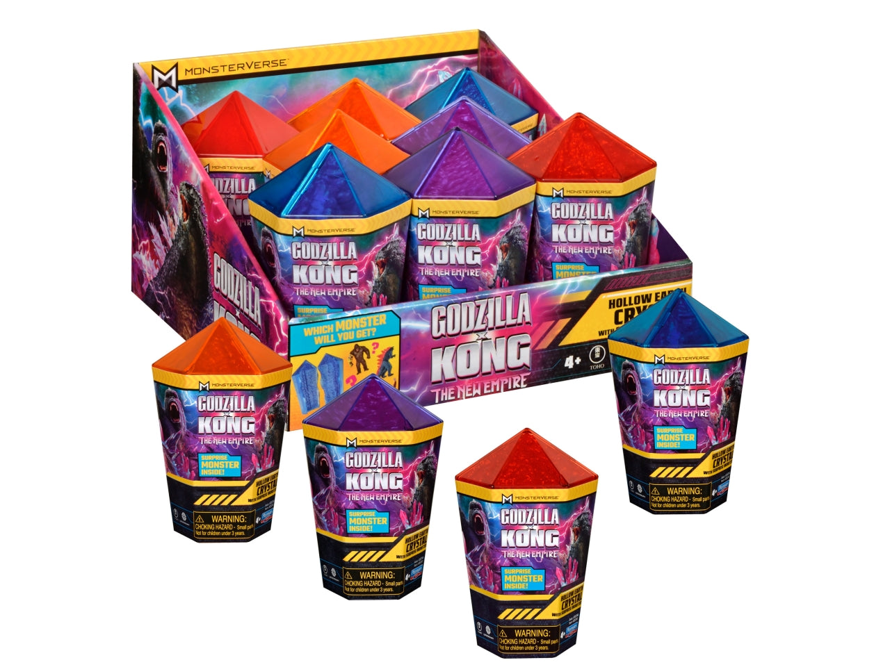 Godzilla x kong - mini personaggio in cristallo