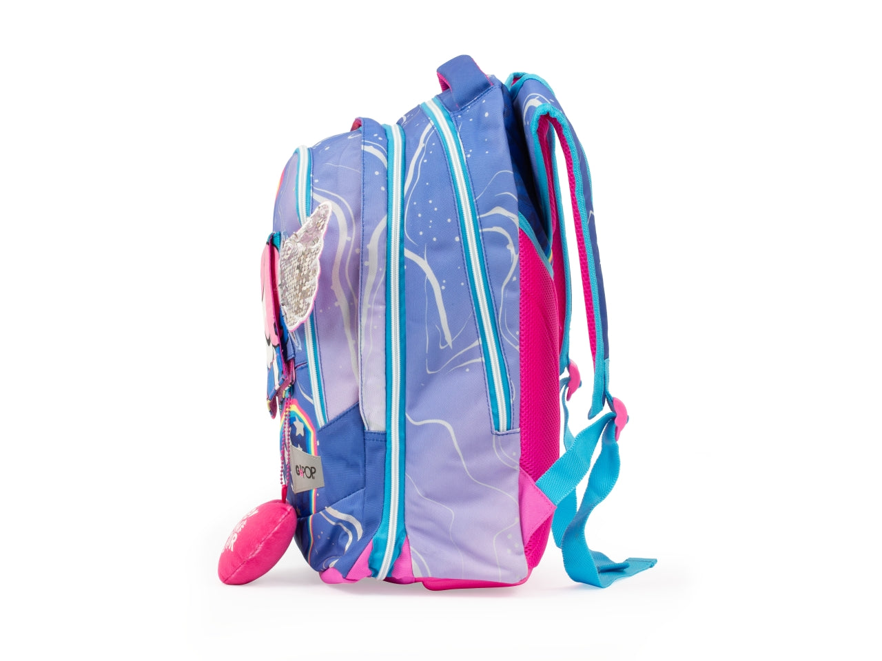 Zaino Estensibile GO POP Round Per Bambine, 3 Scomparti E Tasche Interne, Schienale E Spallacci Imbottiti, Con Fascia Personalizzata E Pop Up, Per Scuole Elementari e Medie - Giochi Preziosi