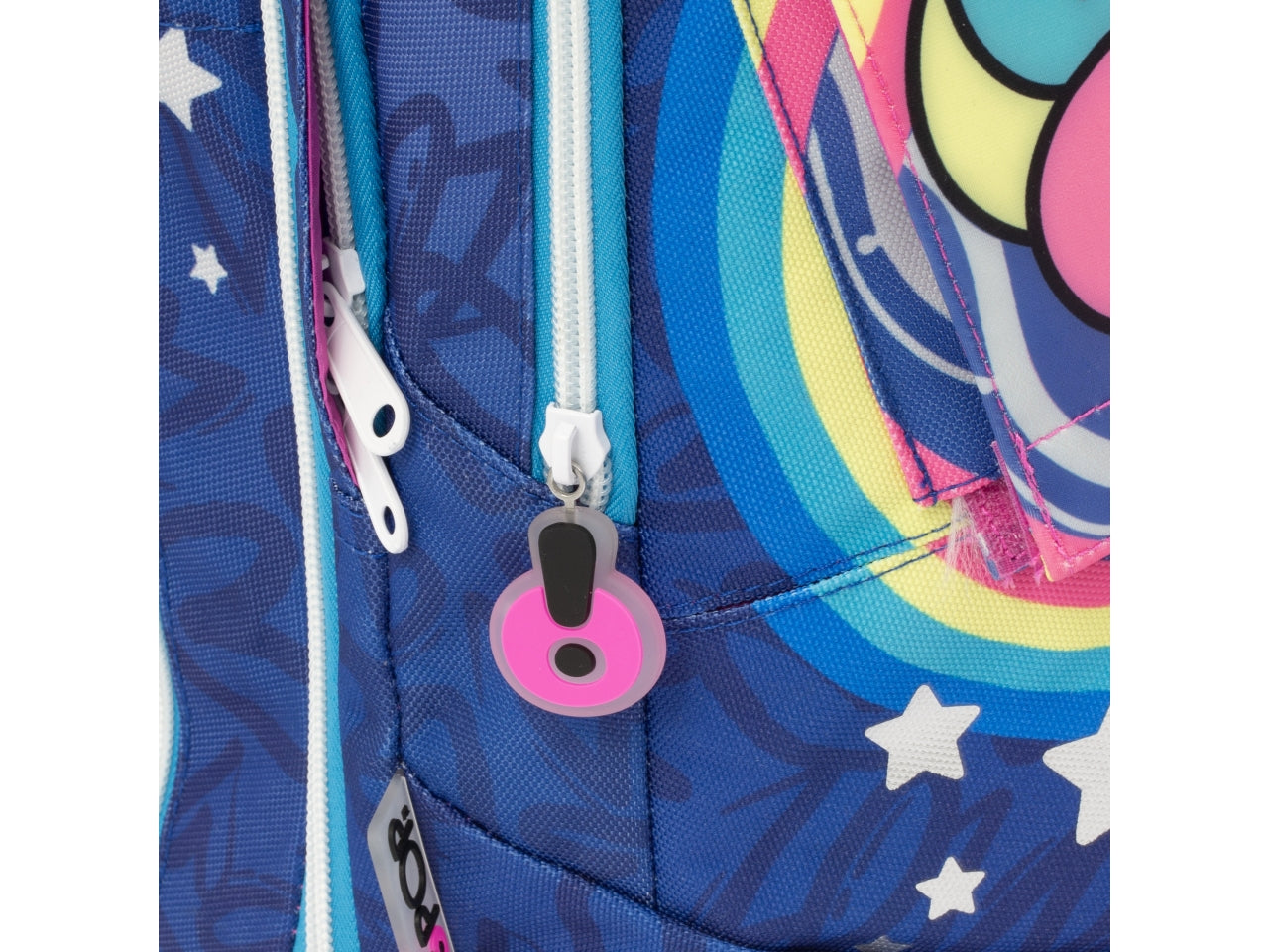 Zaino Estensibile GO POP Round Per Bambine, 3 Scomparti E Tasche Interne, Schienale E Spallacci Imbottiti, Con Fascia Personalizzata E Pop Up, Per Scuole Elementari e Medie - Giochi Preziosi