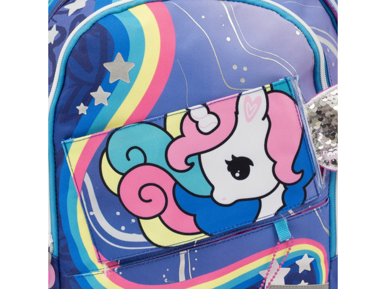Zaino Estensibile GO POP Round Per Bambine, 3 Scomparti E Tasche Interne, Schienale E Spallacci Imbottiti, Con Fascia Personalizzata E Pop Up, Per Scuole Elementari e Medie - Giochi Preziosi