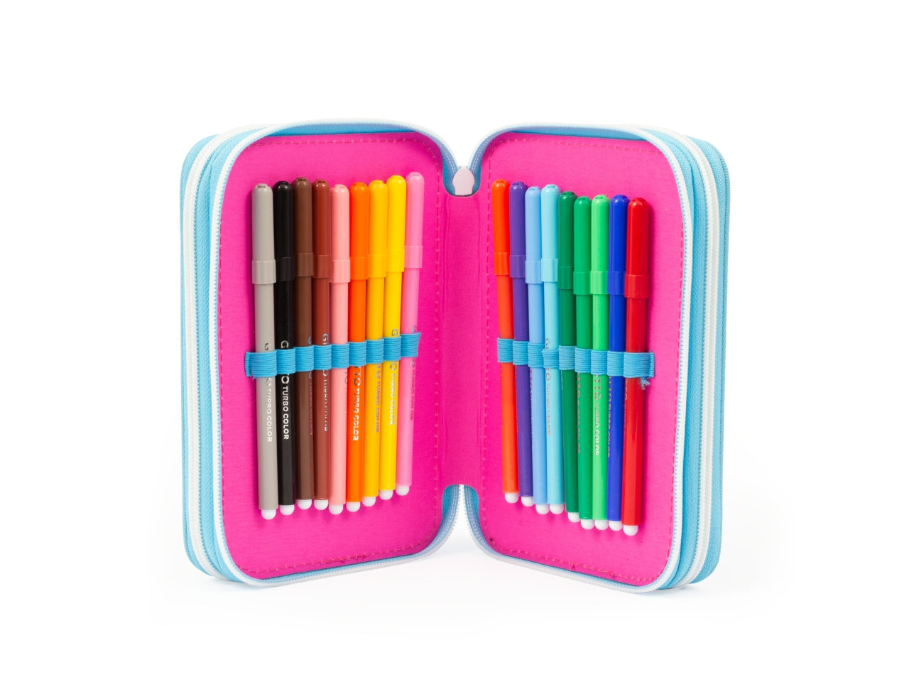 Astuccio Triplo GO POP, Completo di Set Cancelleria, Astuccio 3 Scomparti per Bambine e Ragazze, Prima Elementare, Per Scuola Elementare e Medie - Giochi Preziosi$
