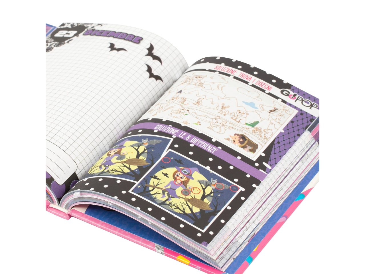 Gopop 24 diario assortito girl, multicolor, Made in Italy - Clementoni