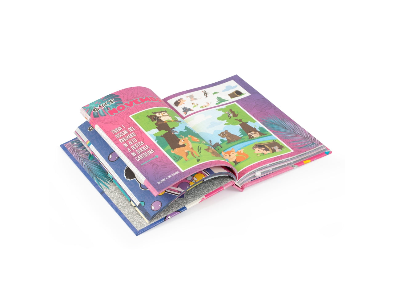 Gopop 24 diario assortito girl, multicolor, Made in Italy - Clementoni