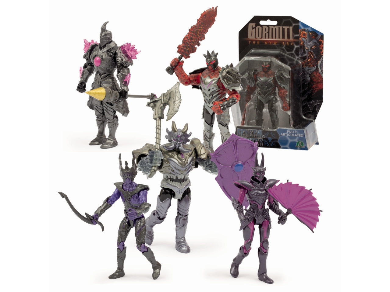 Gormiti the new era gormiti villain con arma 15cm - action figure assortita 15cm - Giochi Preziosi - venduta singolarmente