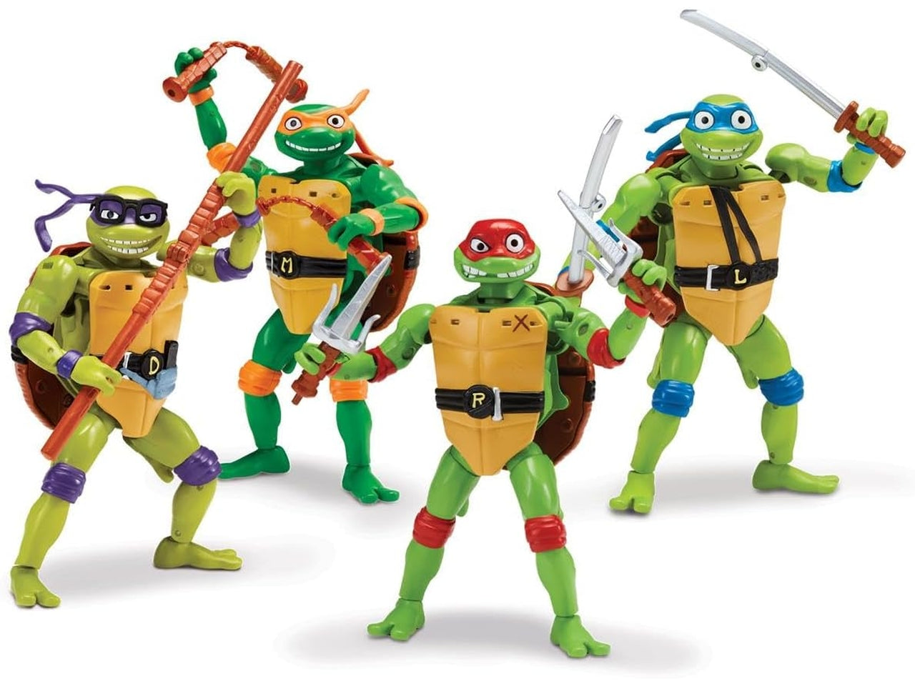 Turtles personaggio deluxe trasformabile - I 4 eroi in una versione esclusiva. Le action figure - Giochi Preziosi $