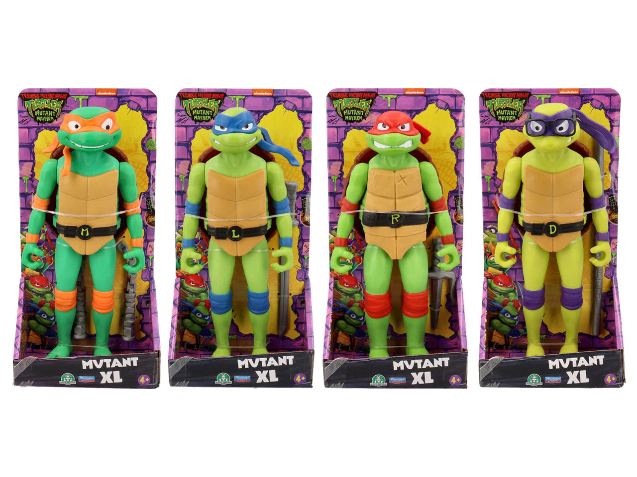 Turtles xl - Personaggi in versione XL delle tartarughe ninja alti 24 cm - Giochi Preziosi
