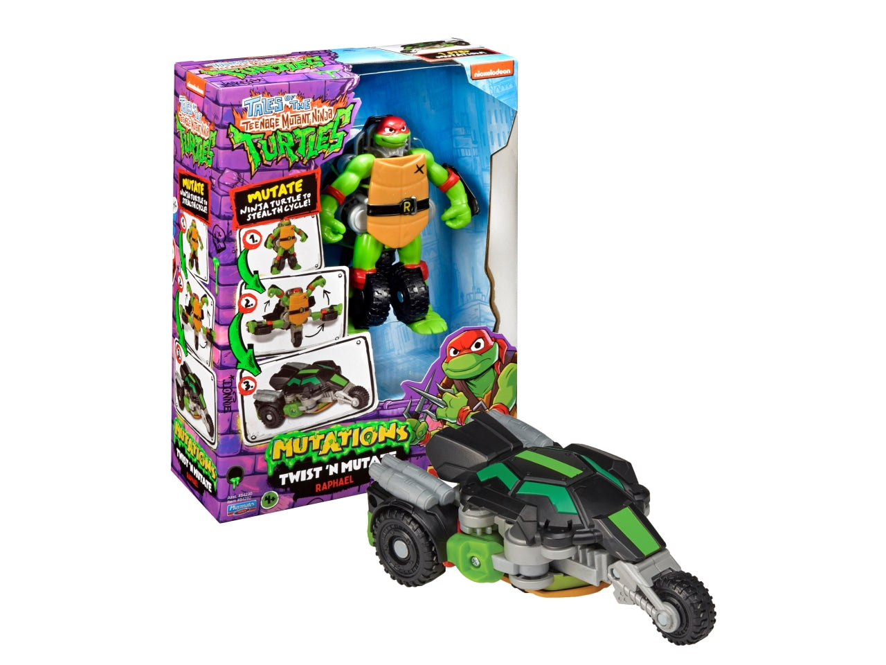 Turtles veicolo trasformabile raffaello - I veicoli delle tartarughe ninja in una versione esclusiva: si - Giochi Preziosi