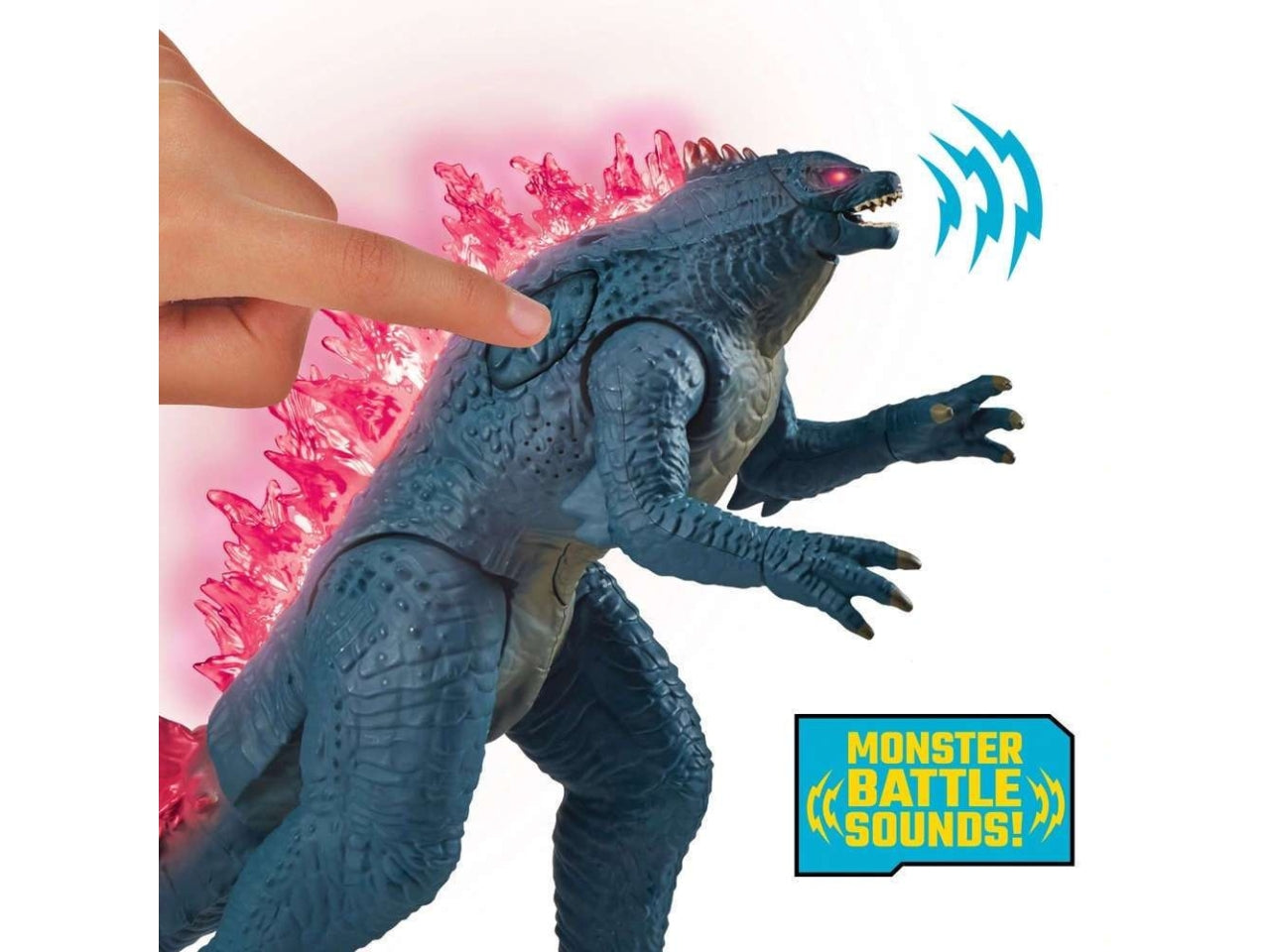 Godzilla x kong mega personaggio deluxe 33cm con funzione - Personaggi alti 35 cm, dettagliatissimi e con funzioni straordinarie! Premendo - Giochi Preziosi