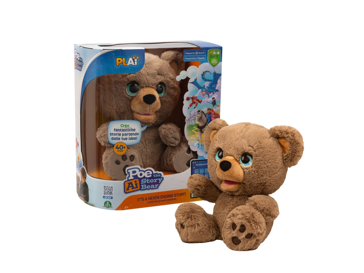 Playi poe raccontastorie - Poe Ã¨ il primo peluche che sfrutta l'intelligenza artificiale per - Giochi Preziosi