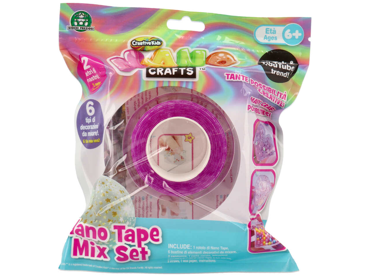 Nano craft nastri nano tape - Lâarticolo perfetto per chi Ã¨ alle prime armi e vuole - Giochi Preziosi, Adatto per 6+ | Giochi Preziosi