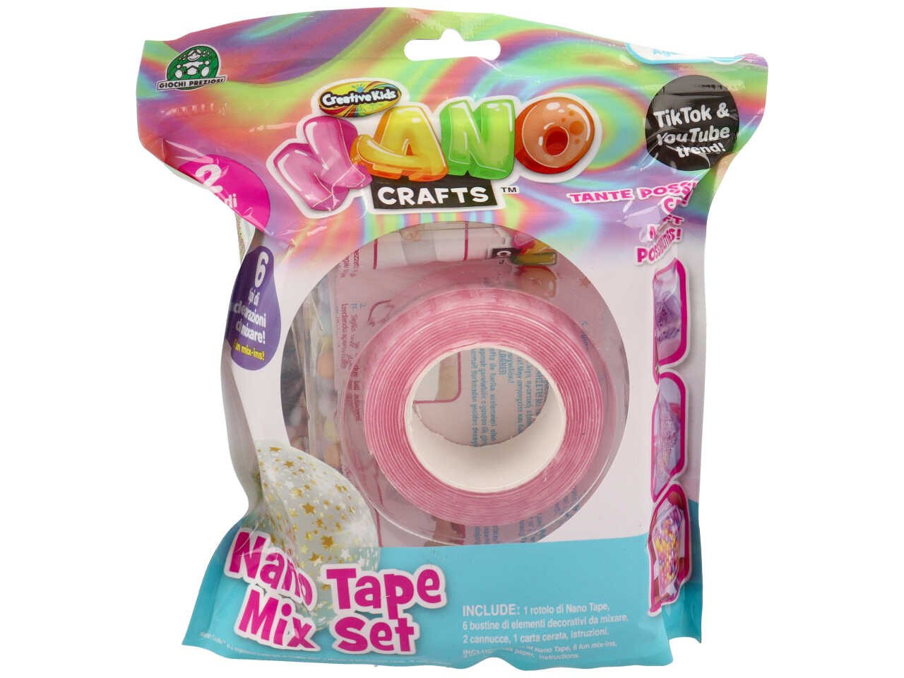 Nano craft nastri nano tape - Lâarticolo perfetto per chi Ã¨ alle prime armi e vuole - Giochi Preziosi, Adatto per 6+ | Giochi Preziosi