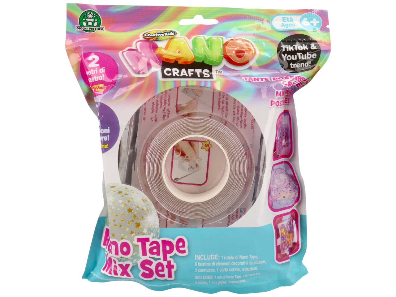Nano craft nastri nano tape - Lâarticolo perfetto per chi Ã¨ alle prime armi e vuole - Giochi Preziosi, Adatto per 6+ | Giochi Preziosi