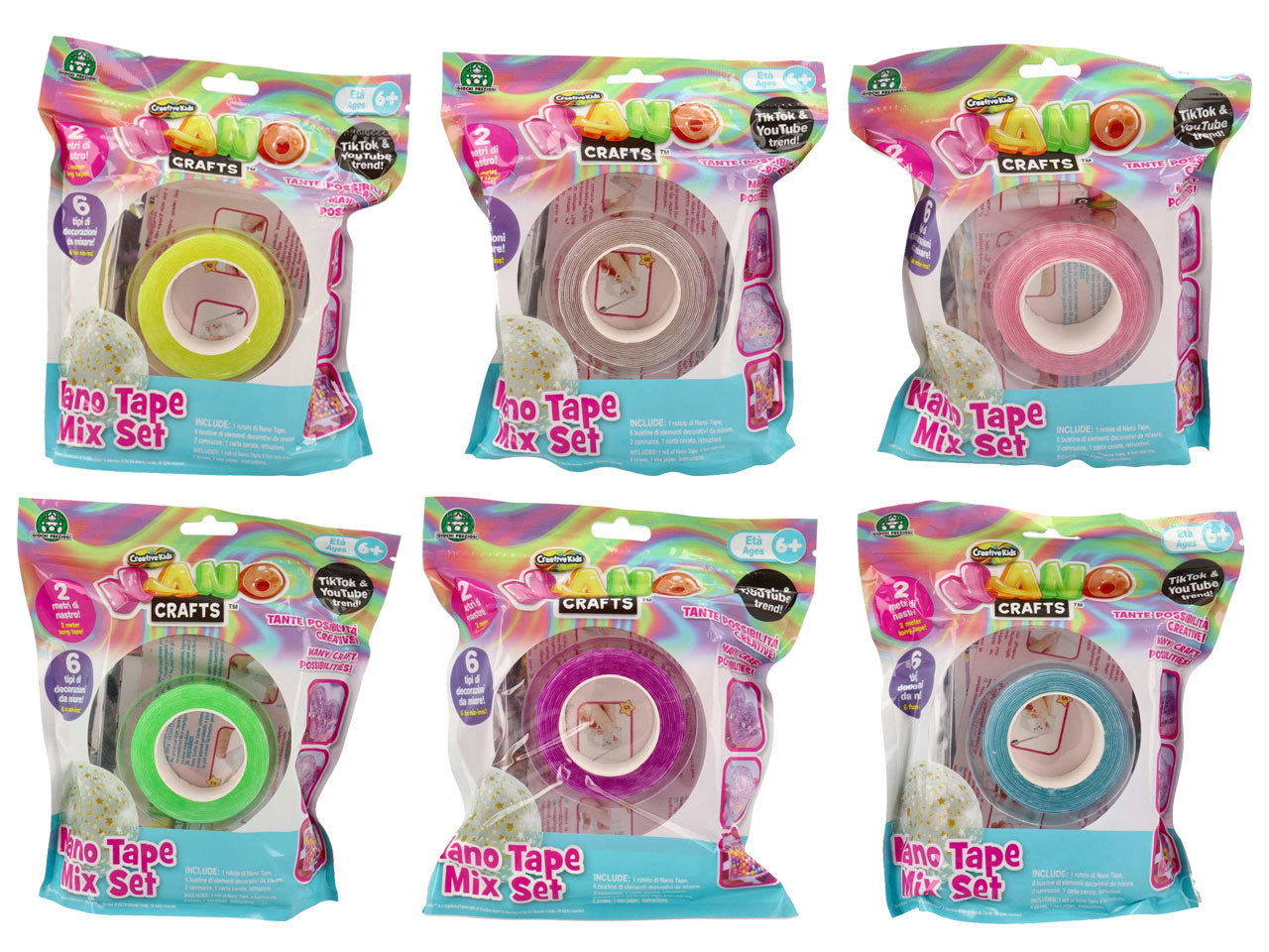 Nano craft nastri nano tape - Lâarticolo perfetto per chi Ã¨ alle prime armi e vuole - Giochi Preziosi, Adatto per 6+ | Giochi Preziosi $