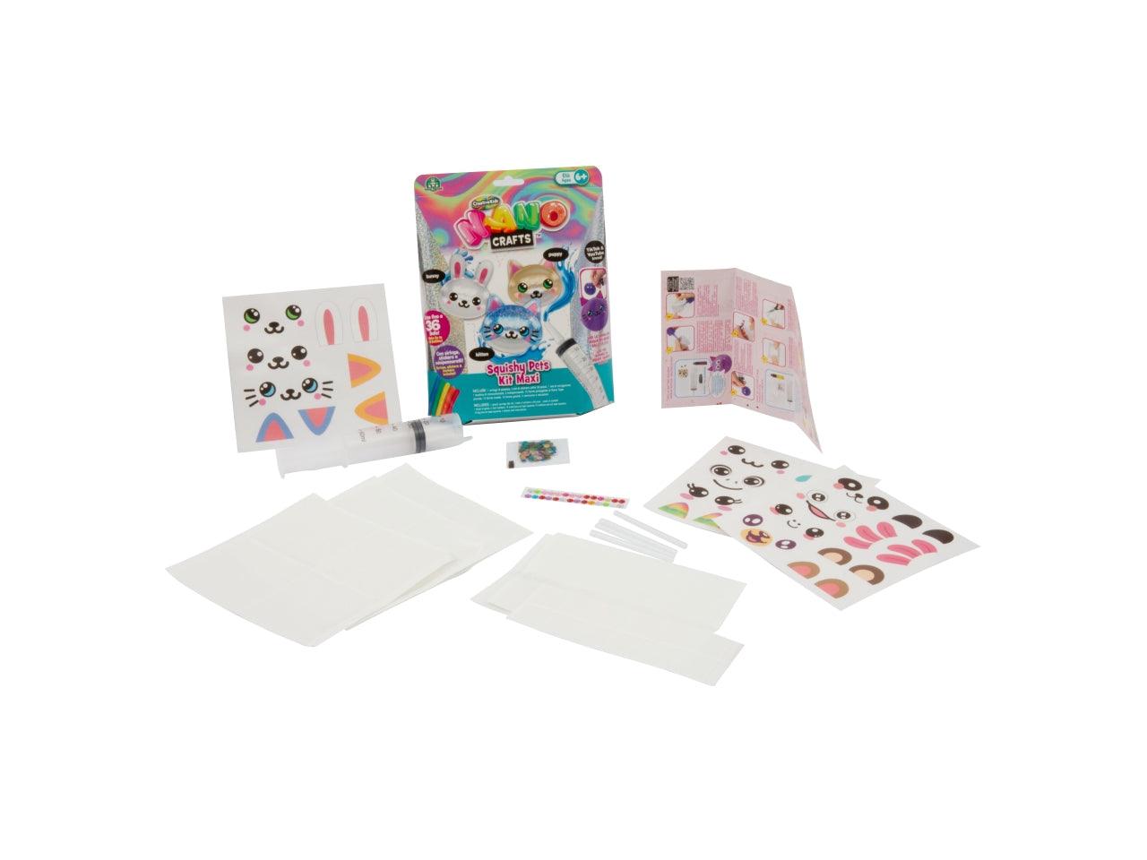 Nano craft squishy friends kit maxi - Questo kit deluxe amplifica esponenzialmente le opportunitÃ  di creazione grazie - Giochi Preziosi