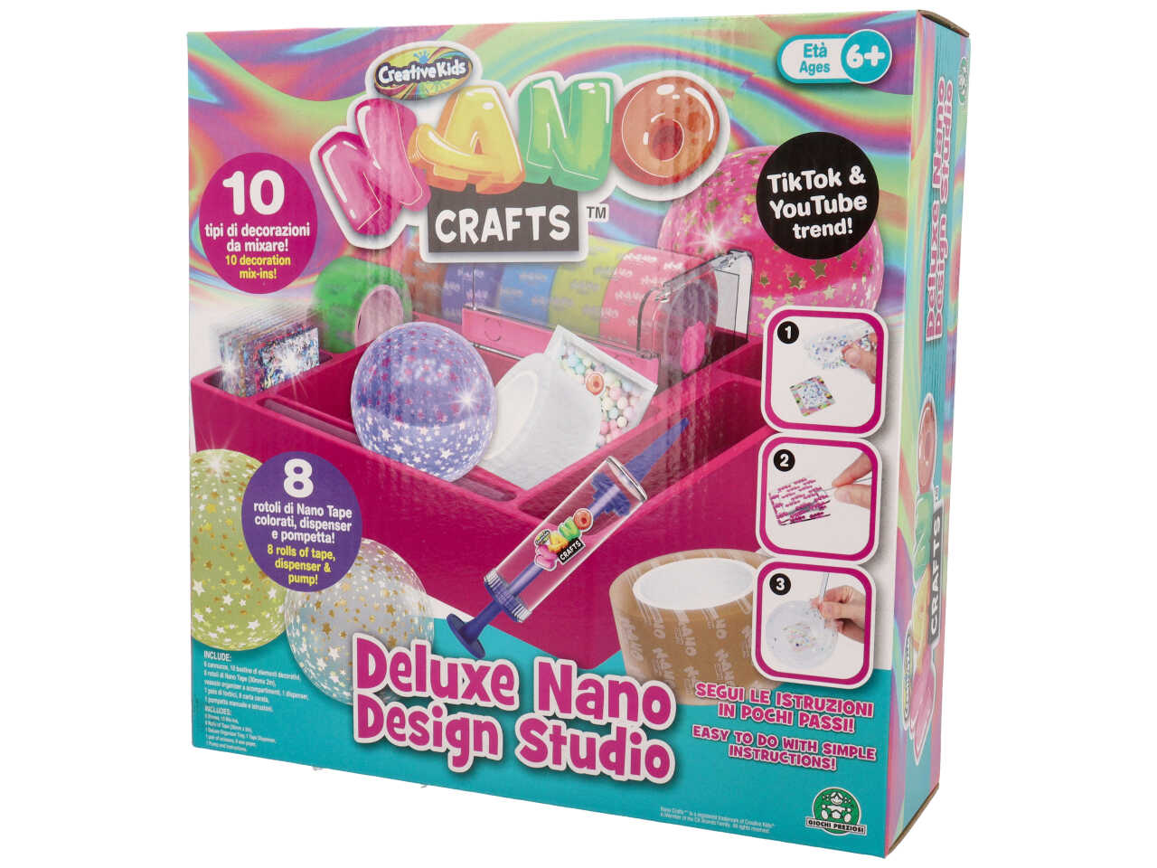 Nano craftnano design studio deluxe - Il Deluxe Nano Crafts Design Studio offre tutti i materiali - Giochi Preziosi
