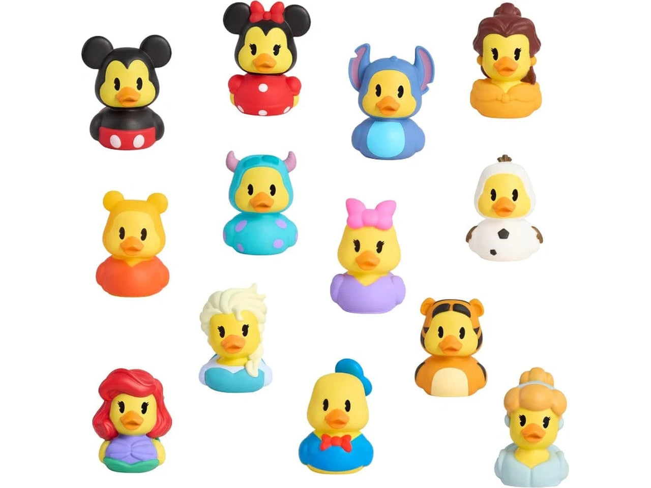 Disney ducks single 7cm - Simpatiche paperelle che riproducono i personaggi piÃ¹ famosi dei cartoni - Giochi Preziosi