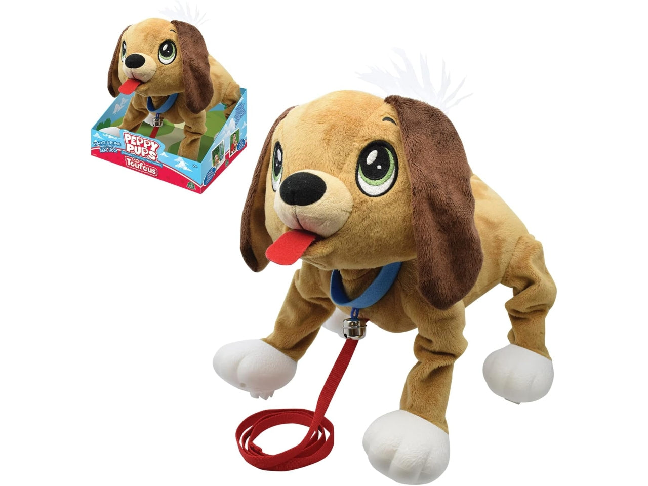 Peppy pups brown dog
