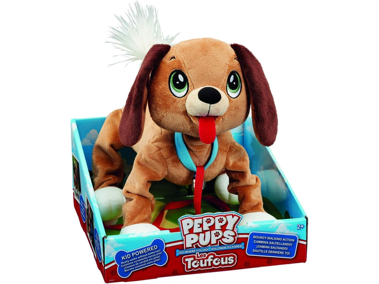 Peppy pups brown dog