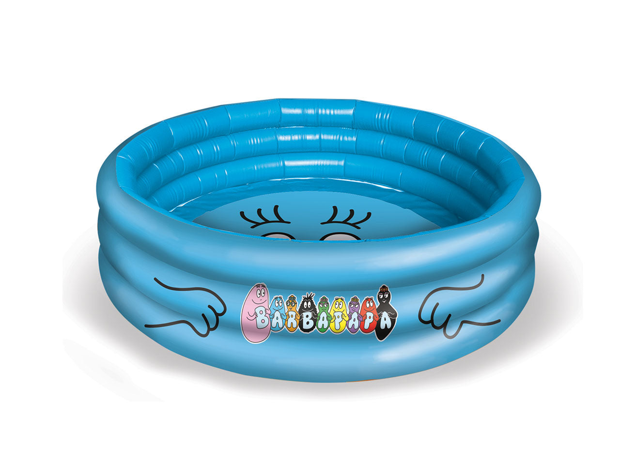 Piscina gonfiabile per bambini barbapapa' 3 anelli 90cm