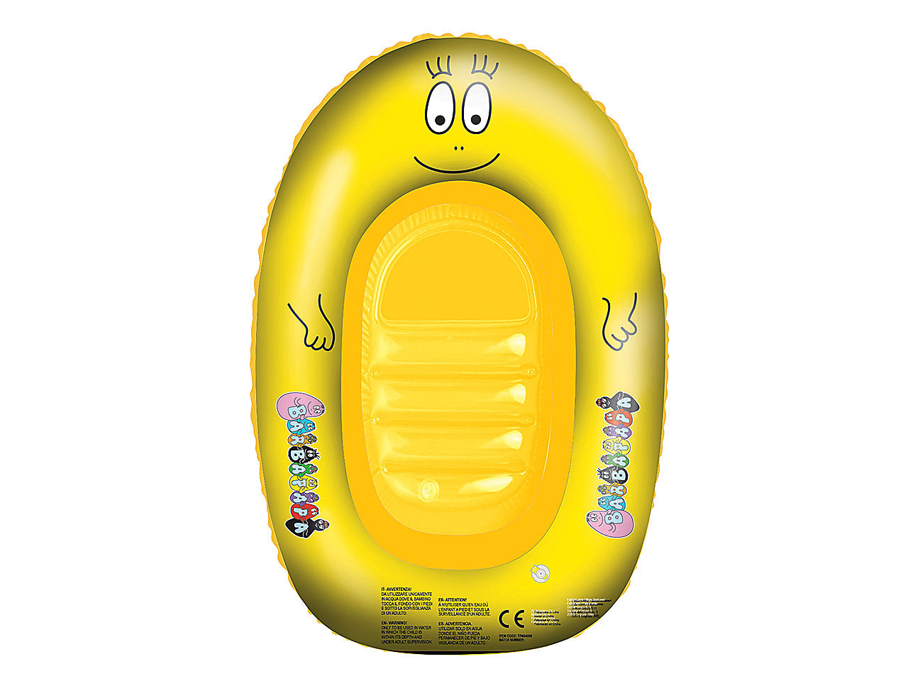 Canotto gommone barbapapa' 100x67cm