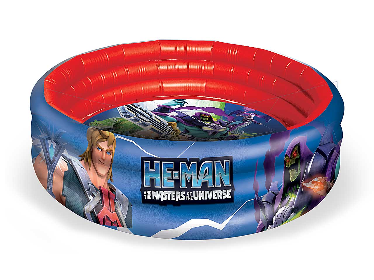 Piscina da bambini he man 3 anelli 90cm $
