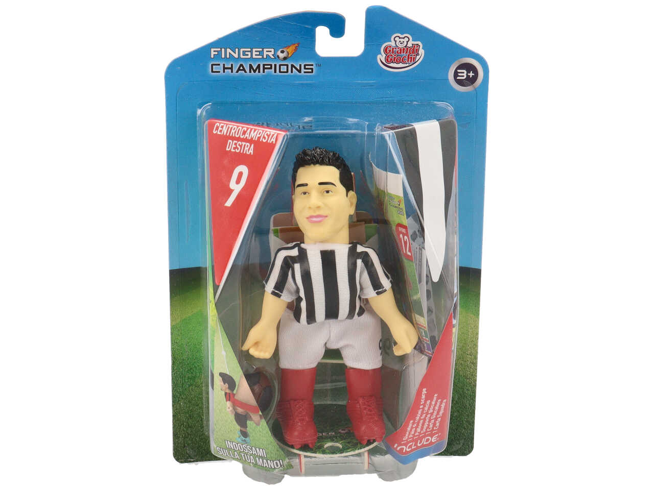 Finger champion modelli assortiti venduti singolarmente: 9 diversi modelli di giocatori o 3 campi differenti fng09008 $