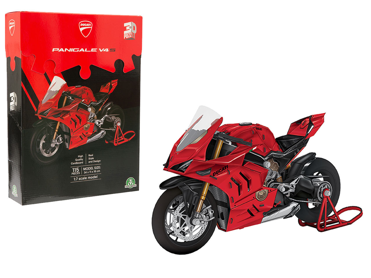 Ducati puzzle 3d moto panigale 115 pezzi | Grandi Giochi