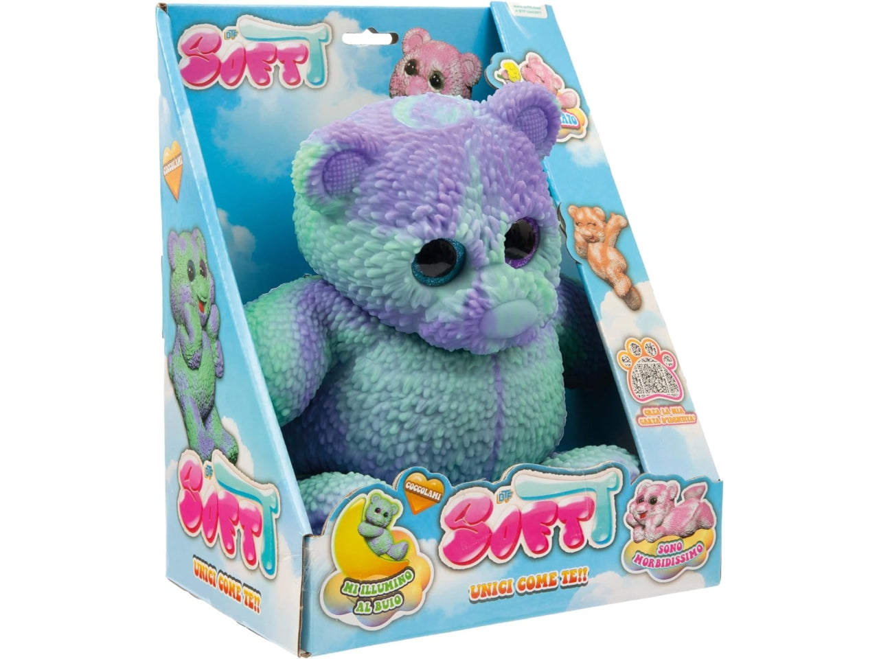 Stretchapalz soft bear 28cm, Materiali: gomma | Grandi Giochi