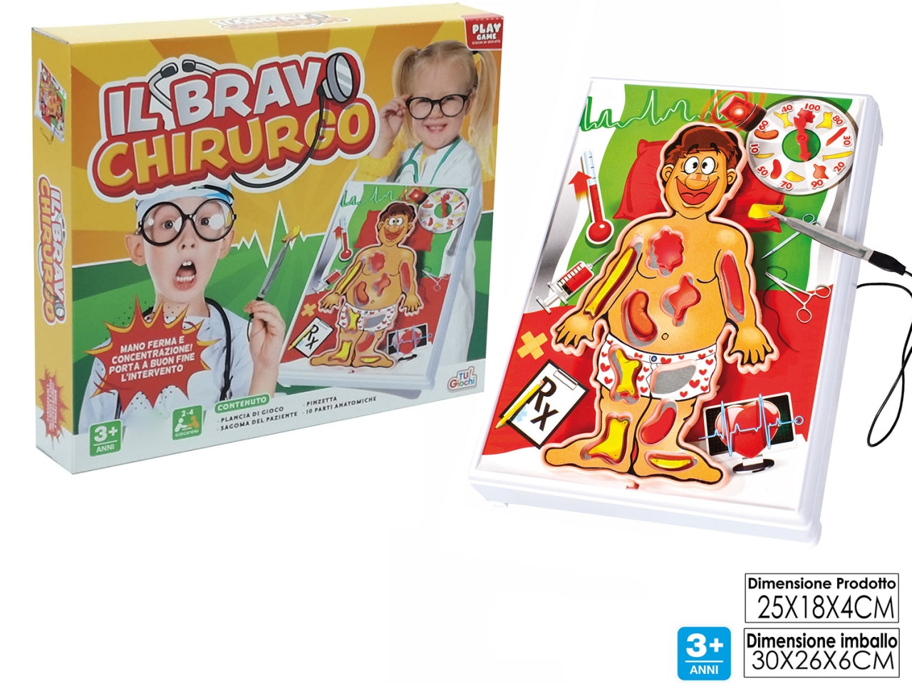 Gioco il bravo chirurgo con suoni