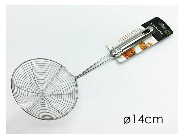 Schiumarola acciaio 14cm