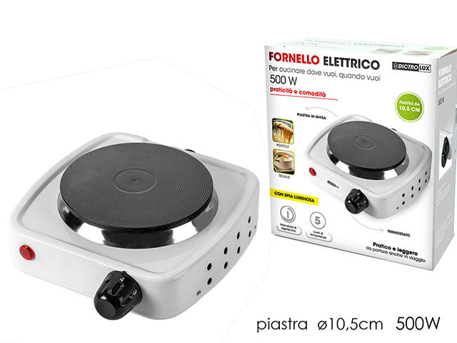 Fornello elettrico 1 piastra 400w 619902