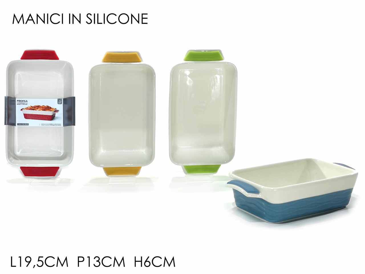 Pirofila rettangolare 19.5x13x6 528359