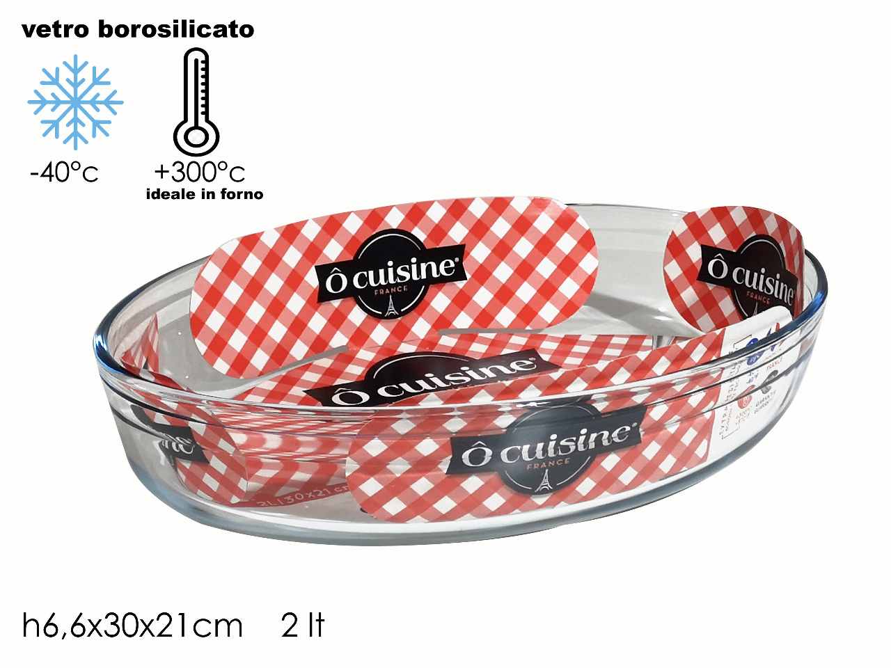 Ocusine teglia ovale 30x21