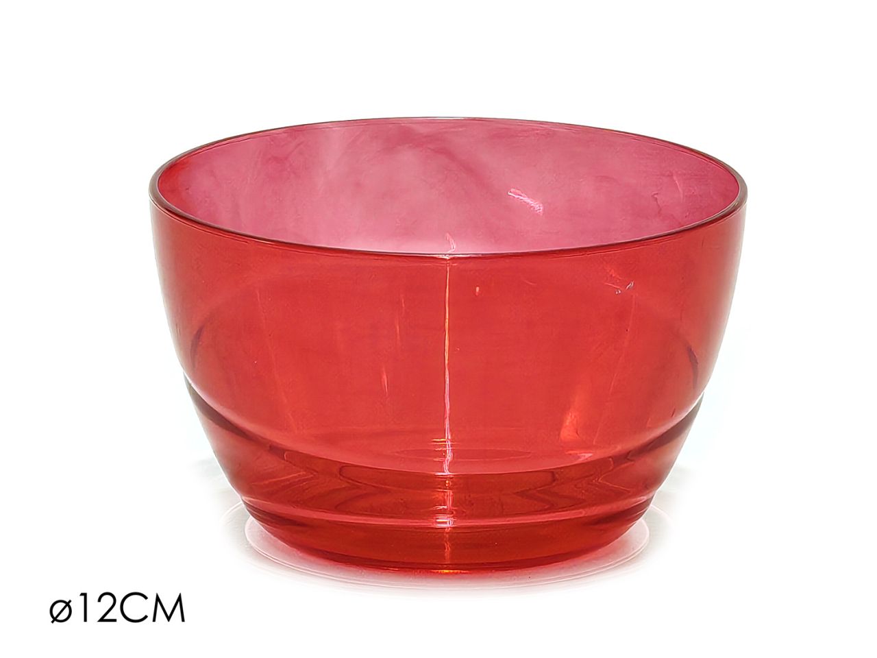 Ciotola allegra colore rosso misura d.12cm