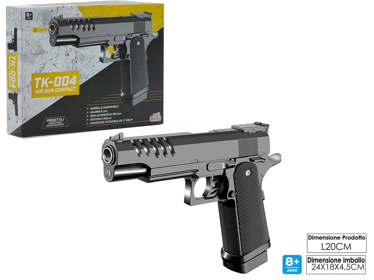 Pistola tk-004 air gun compact