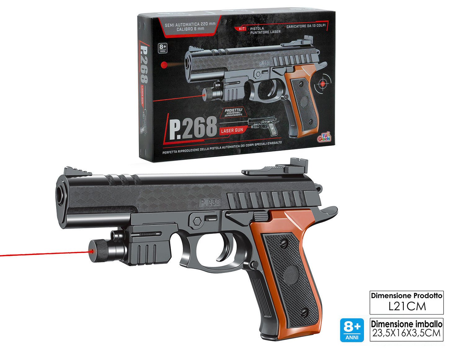 Pistola laser p.268