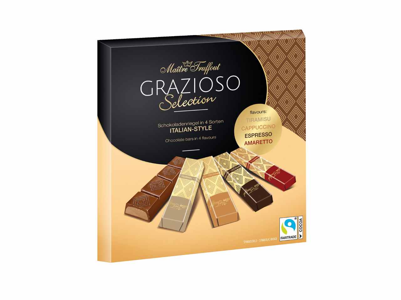 Grazioso selection barrette praline stile italiano 4 gusti 200g