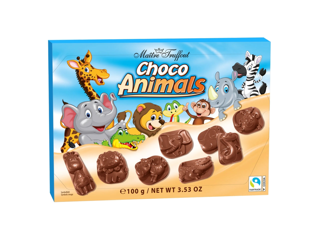 Cioccolata al latte choco animals 100gr