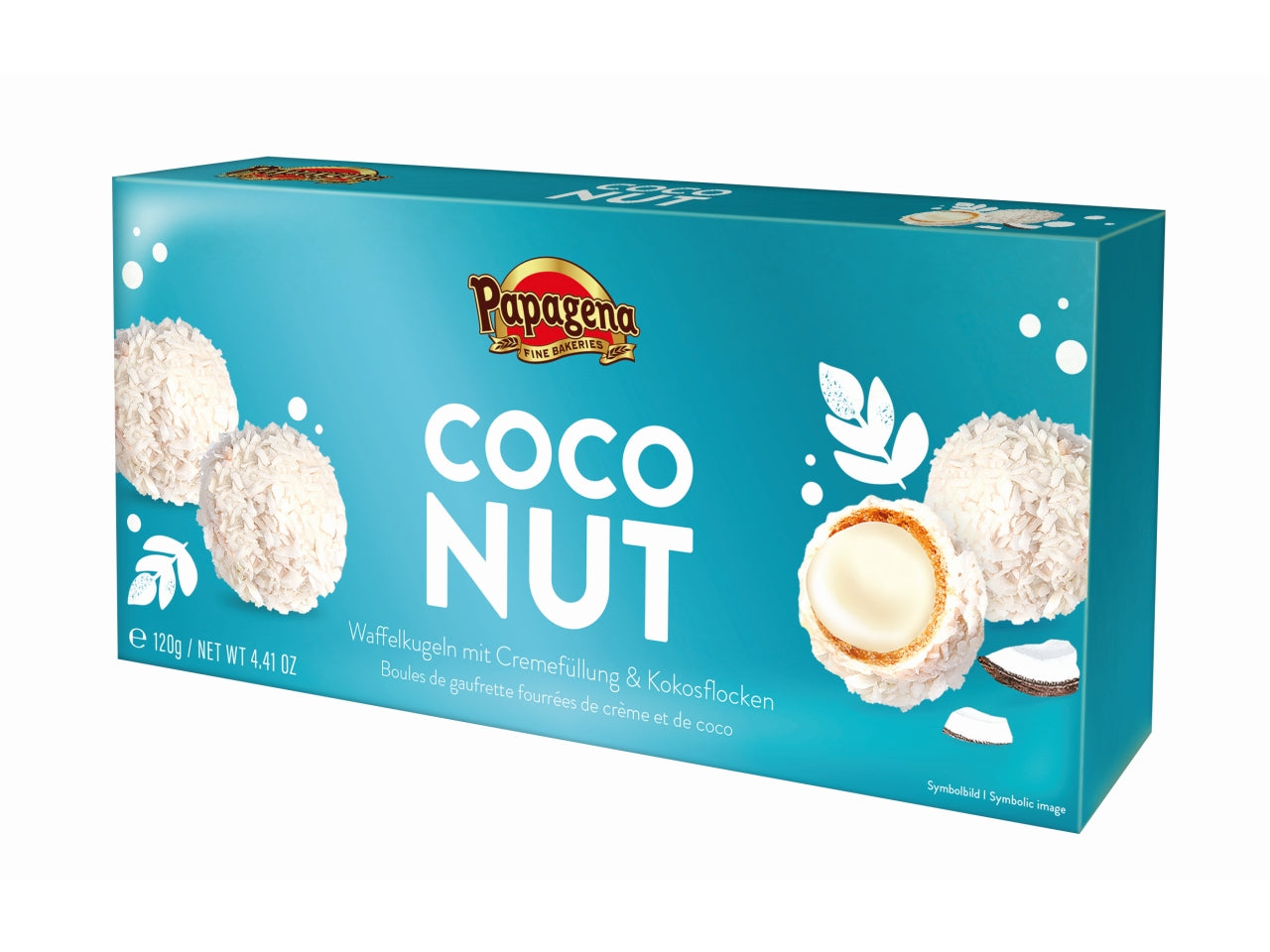 Palline di wafer con cocco 120g