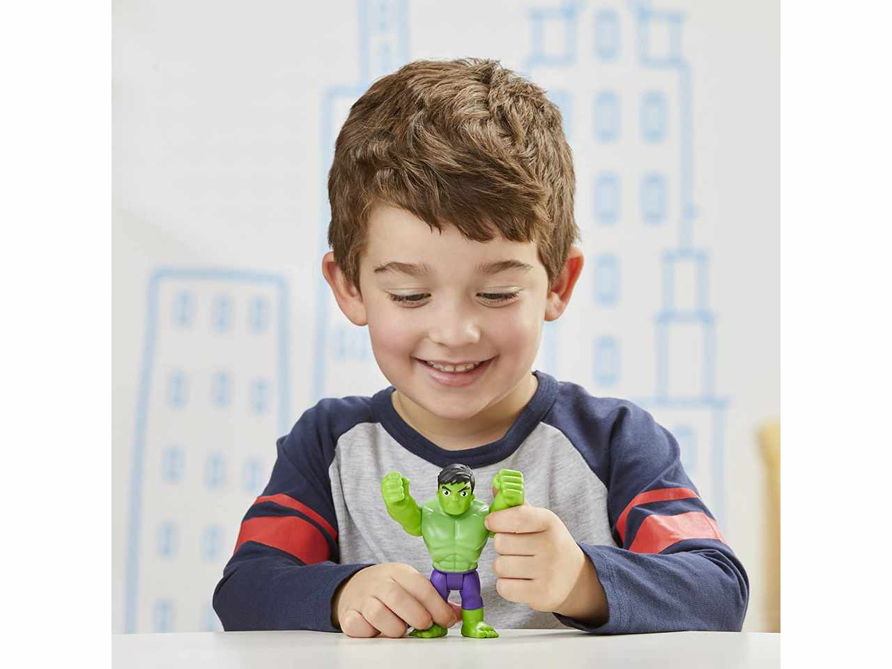 Spidey friends hulk hero fig. $
