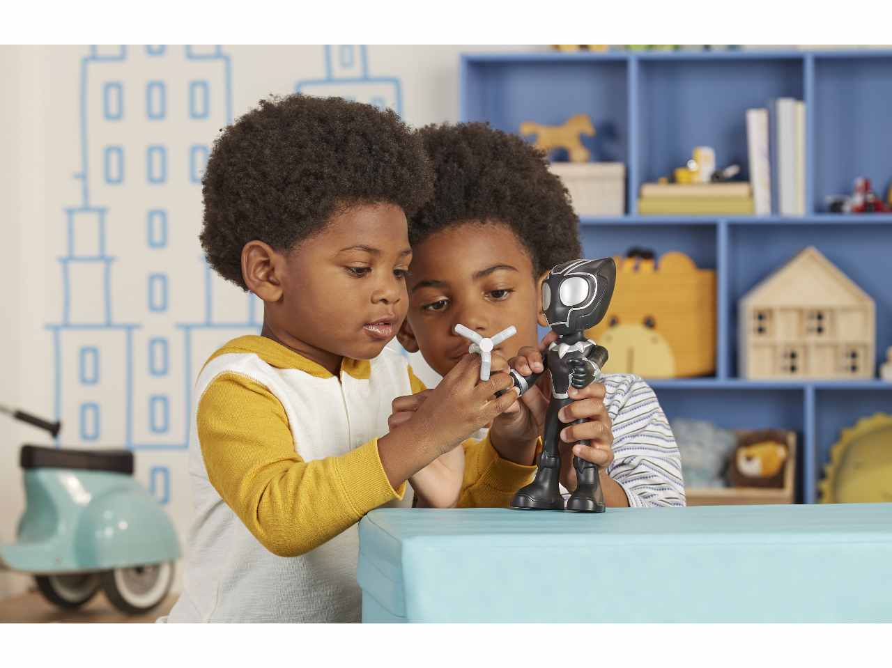 Spidey and his amazing friends figura mega black panther