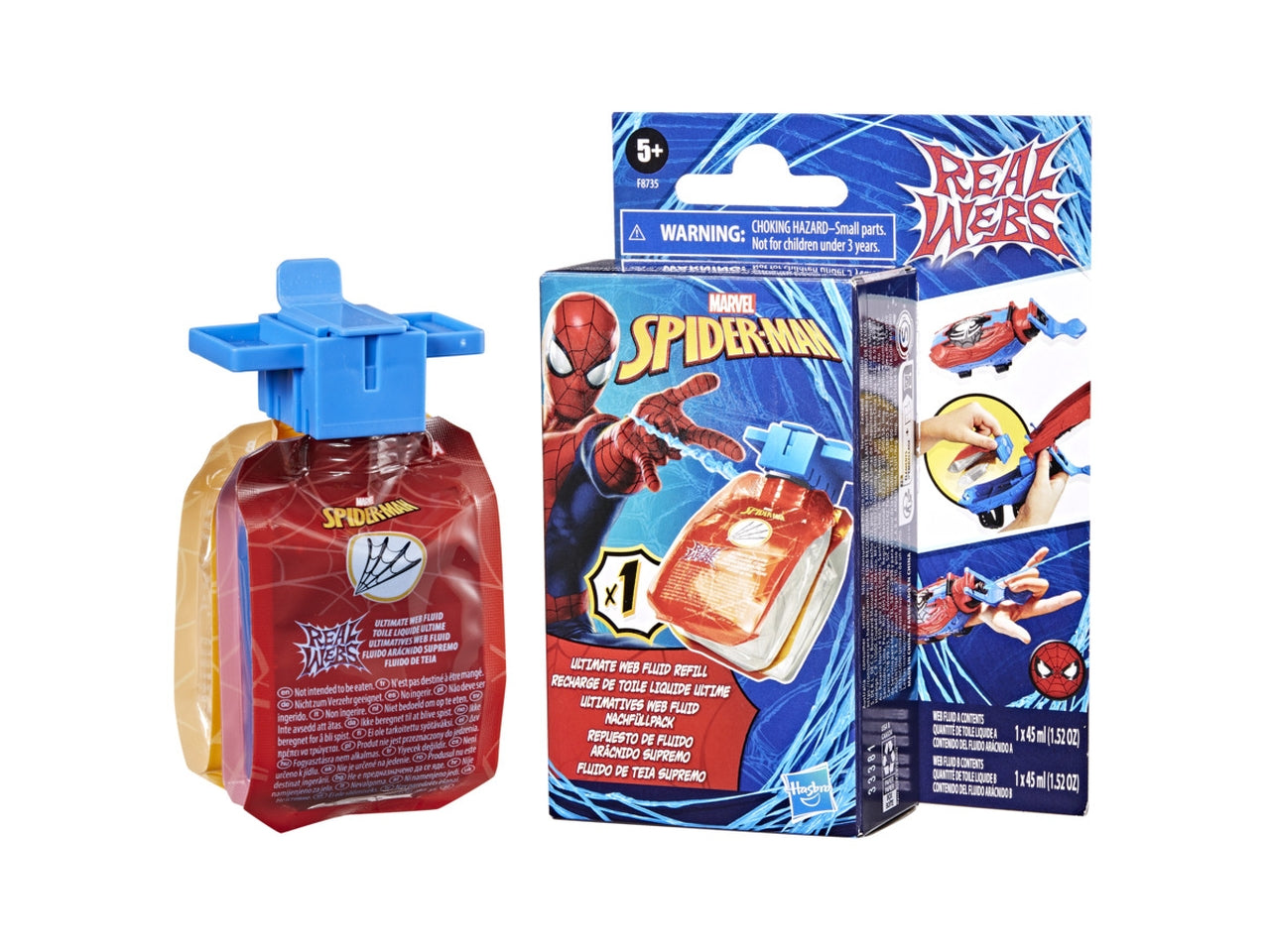 Spiderman real webs refill pack