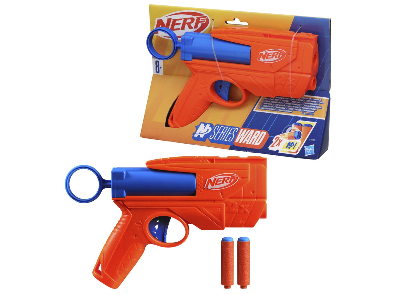 Nerf N-series Ward Proiettili, Pistola giocattolo per bambini
